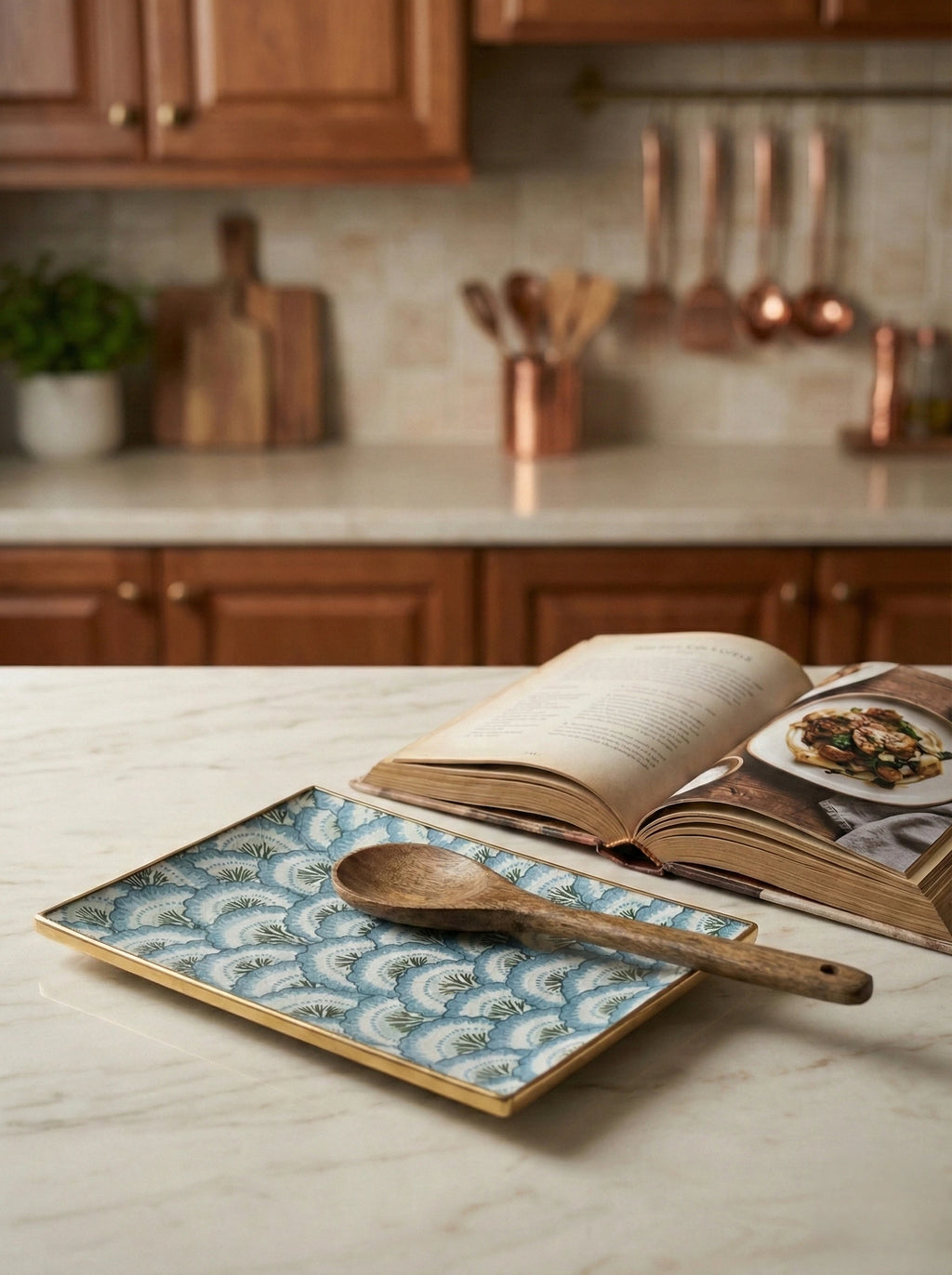 Diseño "Abanicos Azules"