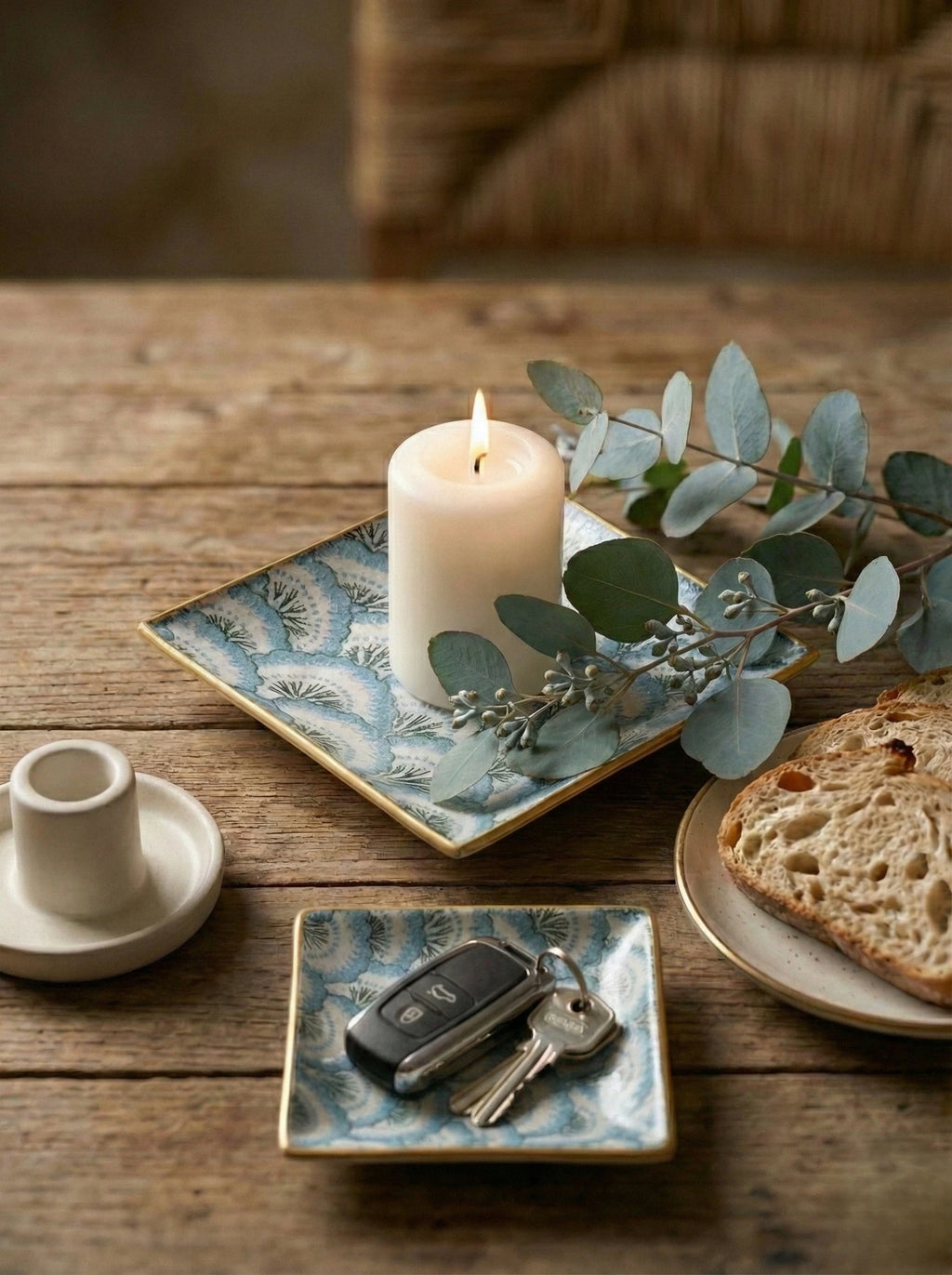 Diseño "Abanicos Azules"