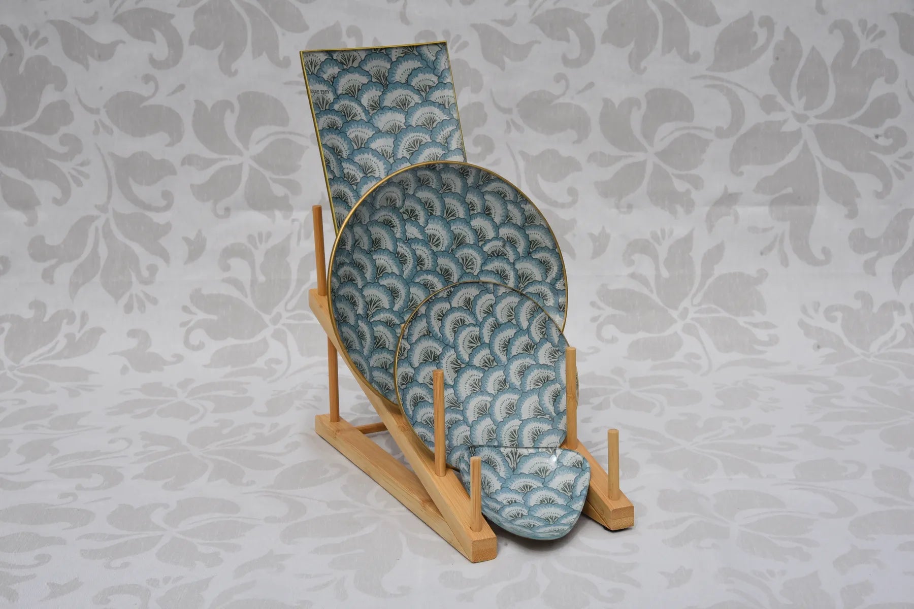 Diseño "Abanicos Azules"