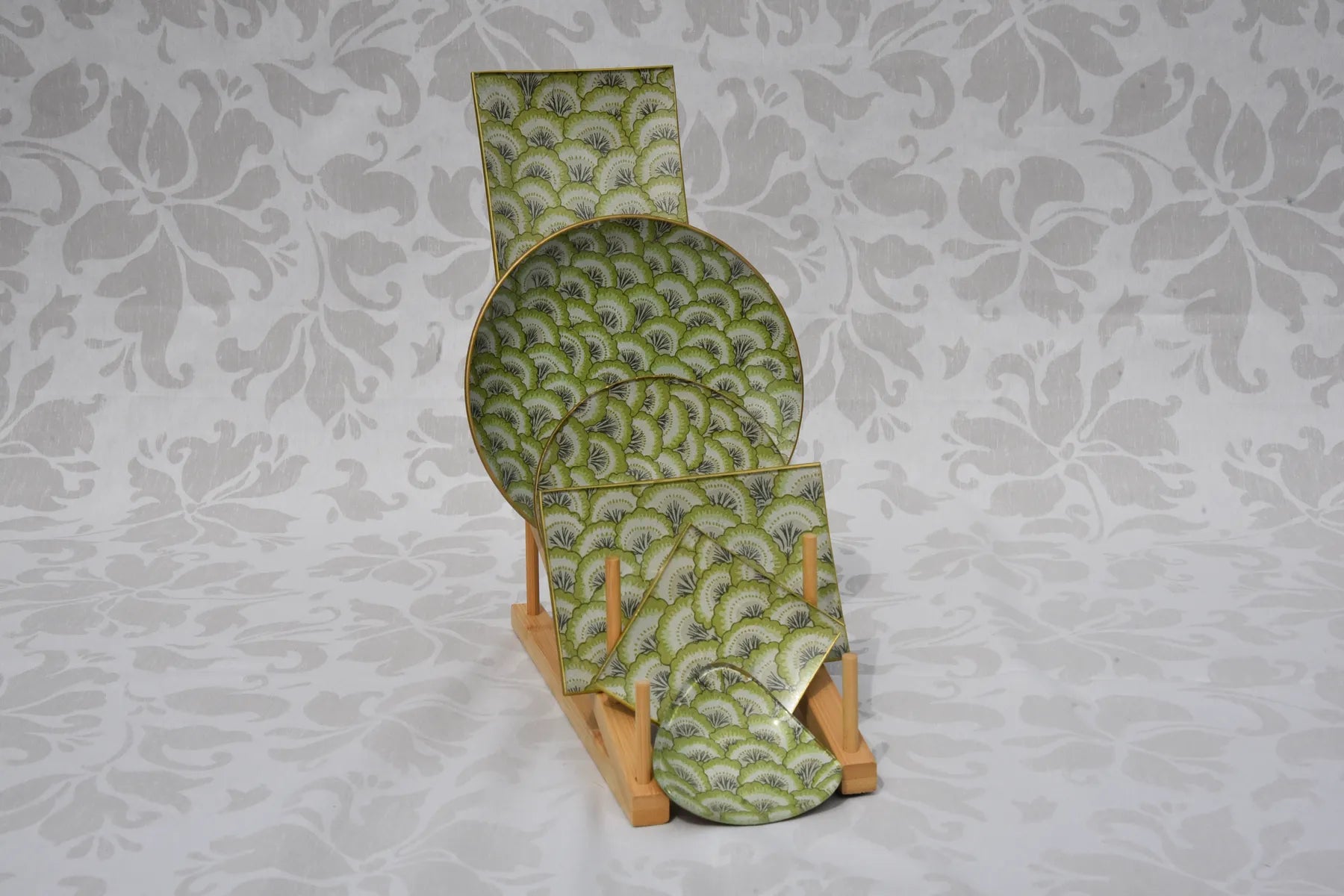 Diseño "Abanicos Verdes"