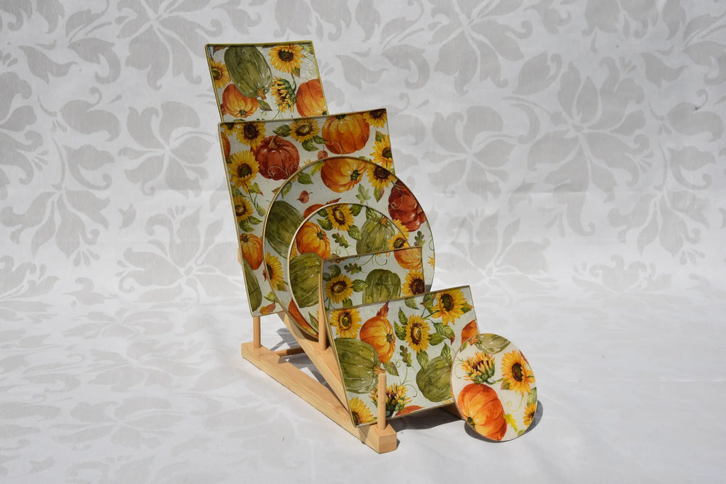 Diseño "Cosecha de Calabazas y Girasoles"