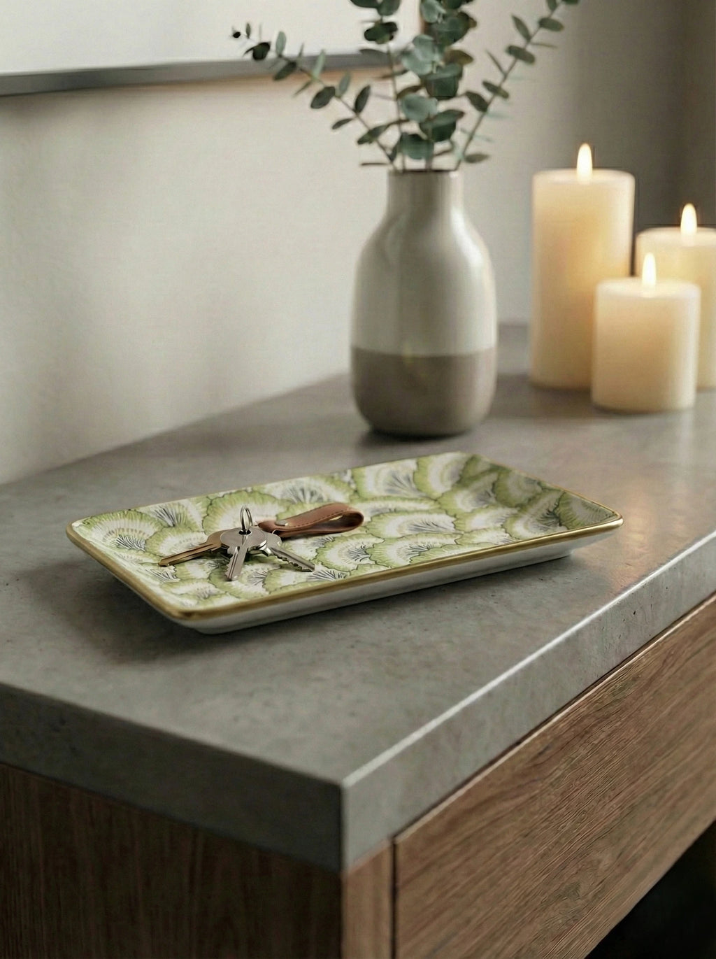 Diseño "Abanicos Verdes"