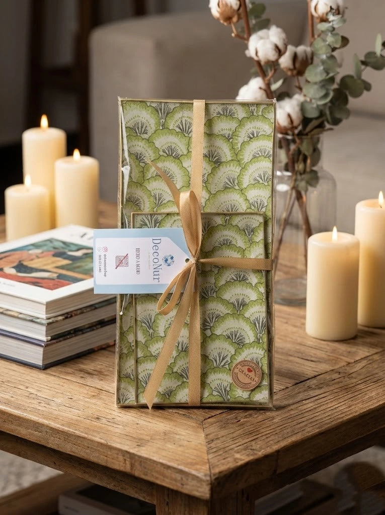 Diseño "Abanicos Verdes"