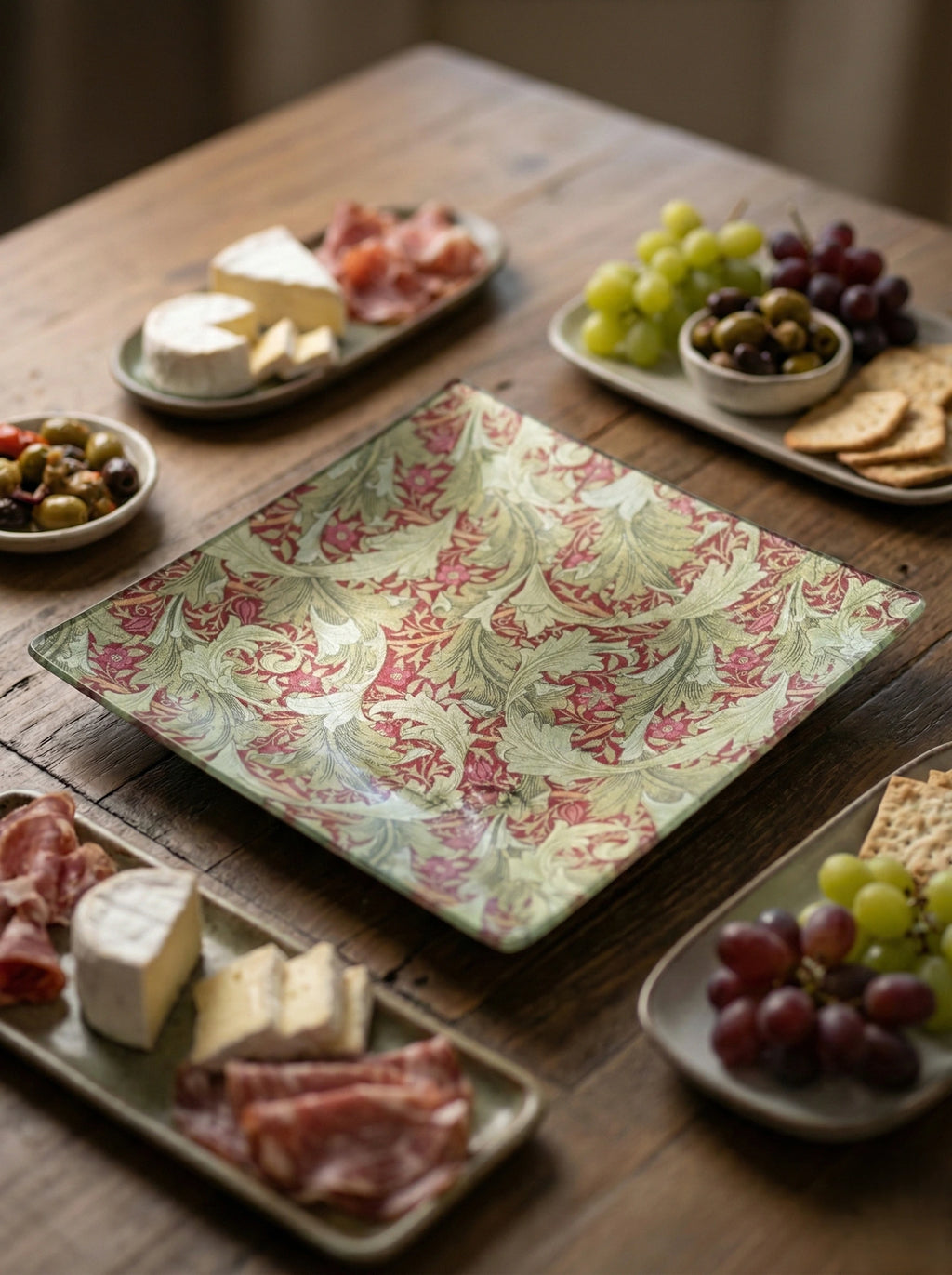 Diseño "Verde y rosa"