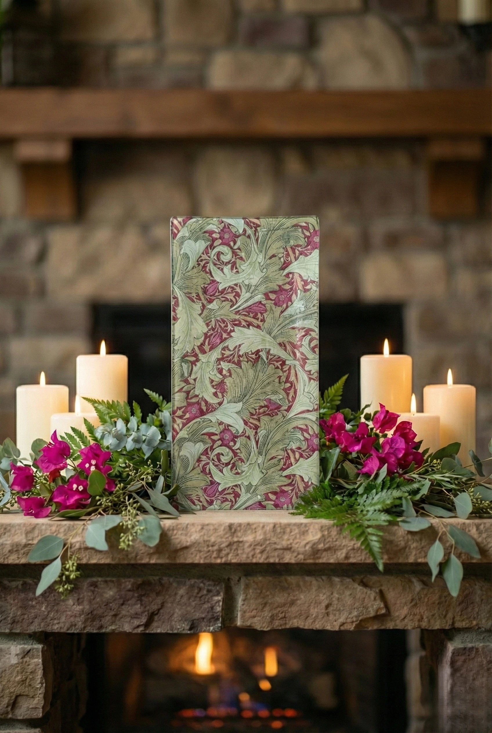 Diseño "Verde y rosa"