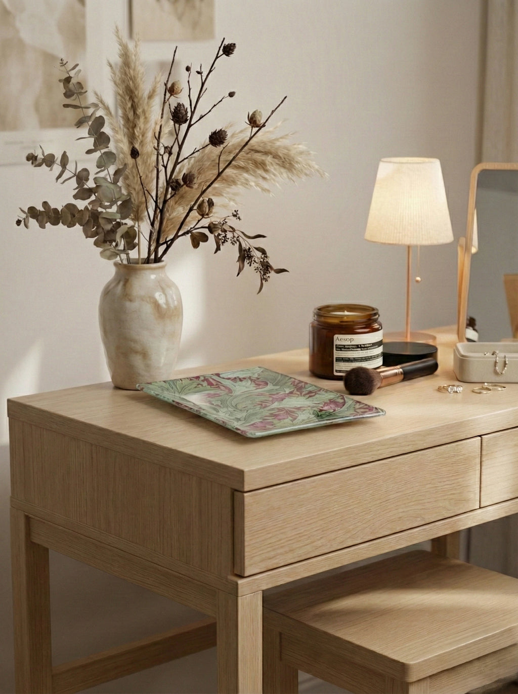 Diseño "Verde y rosa"